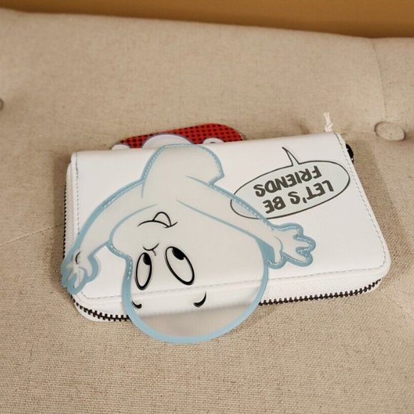 Loungefly Casper The Friendly Ghost Let's Be Friends GID Zip Around Wallet NEW - Picture 10 of 14